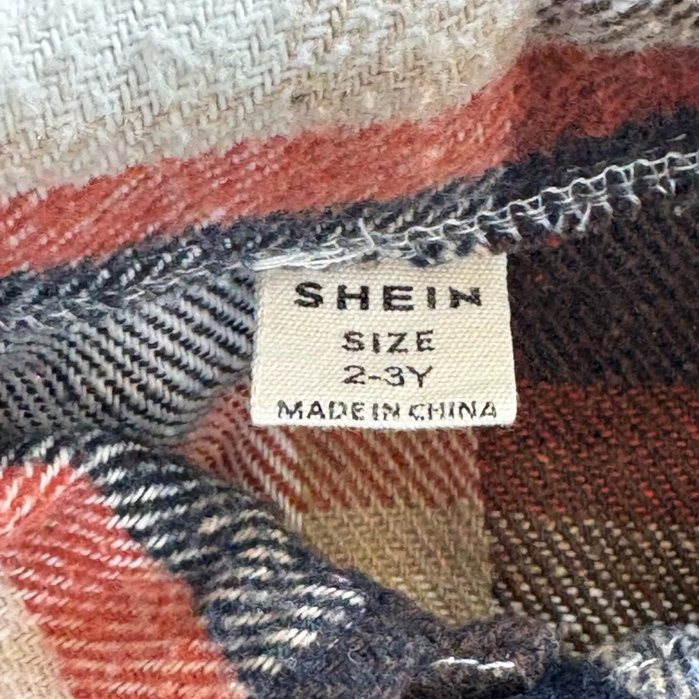 SHEIN Boys Flannel Shirt Size 2-3Y - Picture 2 of 6